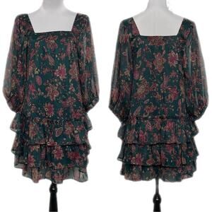 NWT- Band of the Free Green BabyDoll Dress